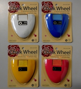 Chalk wheel with filling Yellow